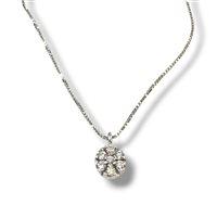 Necklace Gianni Pace Woman Punti luce in White Gold Diamante CIO7PT